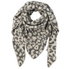 Dames sjaal met luipaardprint beige