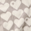 Damen Winterschal mit Herz-Muster
