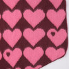 Damen Winterschal mit Herz-Muster