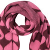 Damen Winterschal mit Herz-Muster