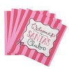 20 Servietten im weihnachtlichen Design rot / pink