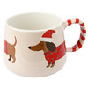 Tasse Dackel im weihnachtlichen Design