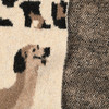 Dames sjaal met teckelmotief