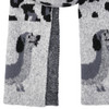 Dames sjaal met teckelmotief