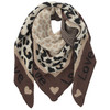 Damen Winterschal mit Mustermix