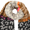 Dames sjaal met dierenprint