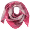 Mädchen Dreiecksschal in Karo-Optik pink / rosa