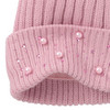Mädchen Strickmütze mit Pompon