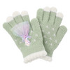 Die Eiskönigin Handschuhe mit Applikation hellgrün