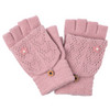 Mädchen Handschuhe mit Umschlagkappe rosa