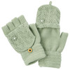 Mädchen Handschuhe mit Umschlagkappe hellgrün