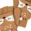 Mädchen Handschuhe mit Reh-Motiv