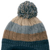 Baby Strickmütze mit Bommel