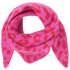 Damen Winterschal mit Mustermix rot / pink