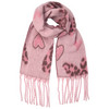 Damen Winterschal mit Herz-Muster