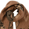 Damen Winterschal mit Herz-Muster