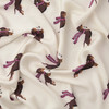 Damesdoek met teckelmotieven