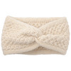 Damen Stirnband mit Knotendetail creme