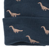 Jungen Mütze mit Dino-Stickerei