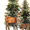 Deko-Aufsteller mit Hirsch-Motiv