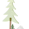 Stabkerzenhalter in weihnachtlichem Design