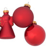 5 Weihnachtskugeln in verschiedenen Formen