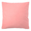 Kussensloop van katoenfluweel roze