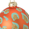 Weihnachtskugel mit Leo-Muster