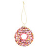Baumschmuck Donut mit Zierperlen