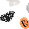 4 Haarklammern im Halloween-Look