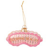 Baumschmuck Schlafmaske mit Glitzer rosa