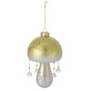 Baumschmuck Pilz mit Glitzer
