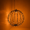 LED-Kugellampe mit Blinkfunktion