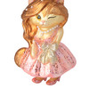 Baumschmuck Katze im Kleid