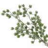 Kunstblume Tannenzweig in Frost-Optik