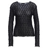 Damen Spitzenshirt mit Wellensaum