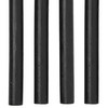 4 Stabkerzen in Rustik-Optik