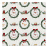 20 Servietten im weihnachtlichen Design