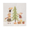 20 Servietten im weihnachtlichen Design