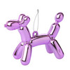 Baumschmuck Ballon-Hund glänzend lila