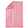 Gästetuch aus Bio-Baumwolle rosa / rot