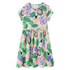 Mädchen Kleid mit Allover-Muster