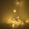 LED-Lichterkette mit Eiskristallen
