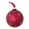 Weihnachtskugel mit Sternen