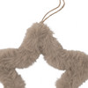 Baumschmuck Stern aus Plüsch