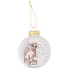 Weihnachtskugel mit Hunde-Motiv