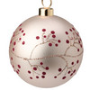 Weihnachtskugel mit Mistelzweig