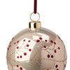 Weihnachtskugel mit Mistelzweig