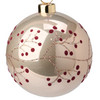 Weihnachtskugel mit Mistelzweig