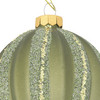Weihnachtskugel mit Glitzer